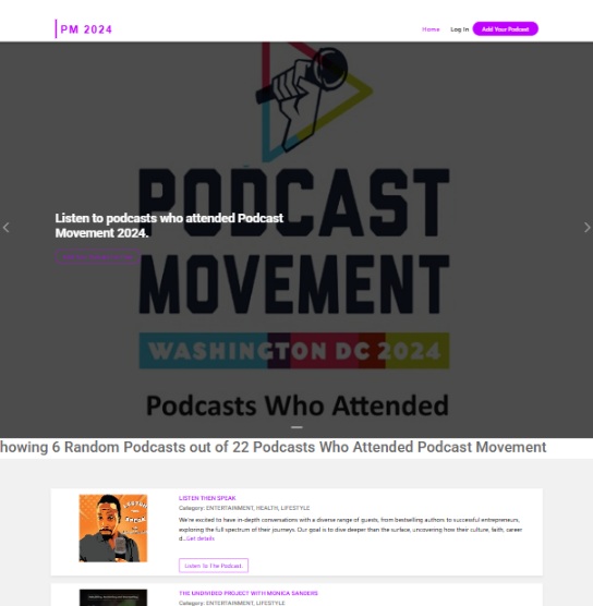 Podcast Movement Podcast Network on the World Podcast Network